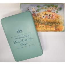 AUSTRALIA 2004 . BABY PROOF SET . KOALA AND HOLOGRAM DOLLAR